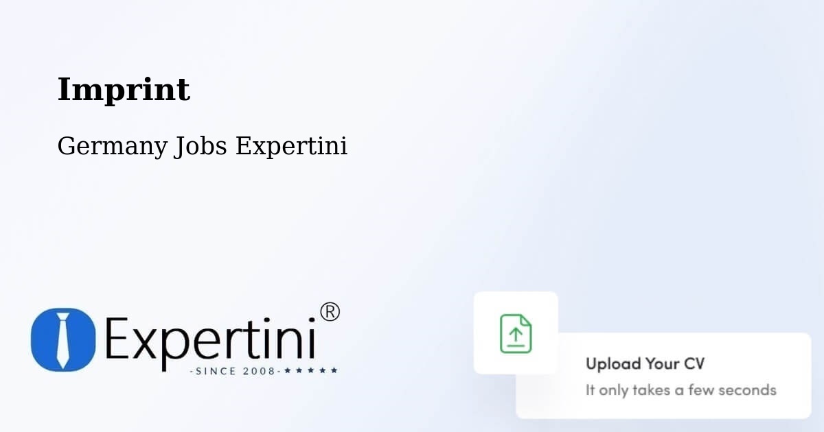Imprint – Ellhofen - Germany Jobs Expertini